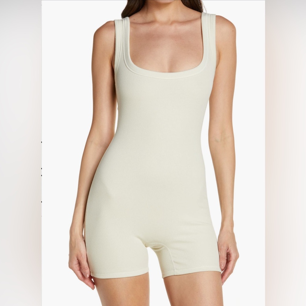 SKIMS Stretch Cotton Rib Romper
